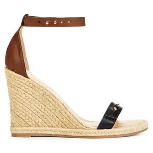 Justfab Women's Shoes Black Tan Espadrilles Quinly